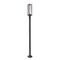 Z-Lite Aura 1 Light Outdoor Post Mounted Fixture, 9in. W x 99.5in. H, Black 5013PHBR-567P-BK - alternate 4